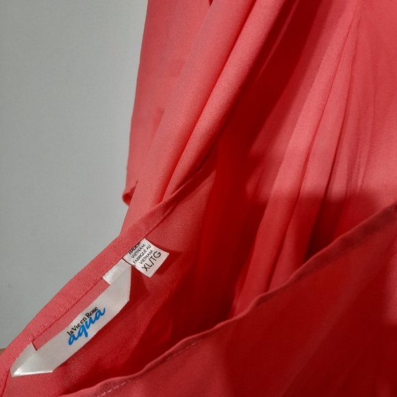 La Vie en Rose Aqua Pink Cover-up Dress - Picture 4 of 7